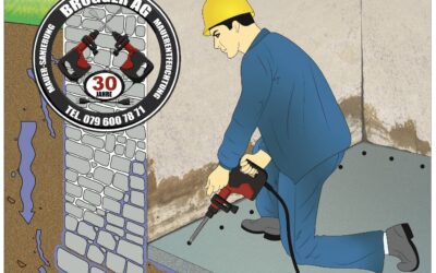 Das Abdichten von Arbeitsfugen und Betonrisse