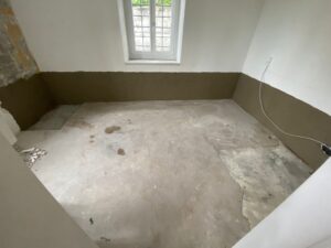 Eine Horizontalabdichtung mit Injektionen in das Mauerwerk