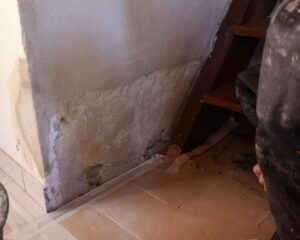 Feuchtigkeit an der Wand