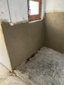 Kellerecke nach der Sanierung