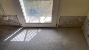 Wassereintritt bei Boden im Keller
