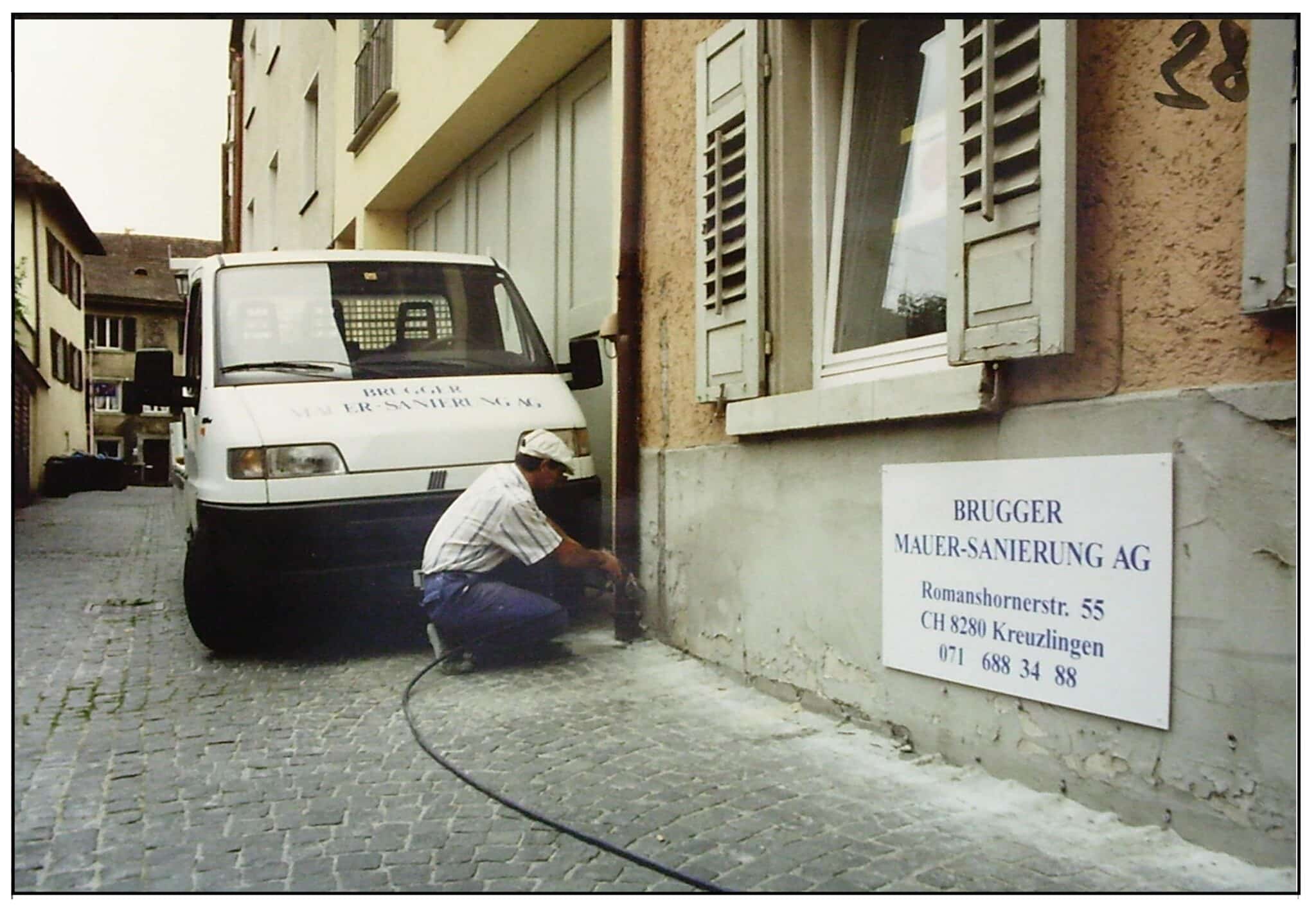 Brugger AG Mauer-Sanierung 1995