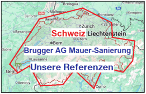 Prüfen Sie unsere Referenzen von Brugger AG Mauersanierung, Mauerentfeuchtung