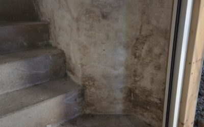 Feuchtigkeitsflecken an Wand