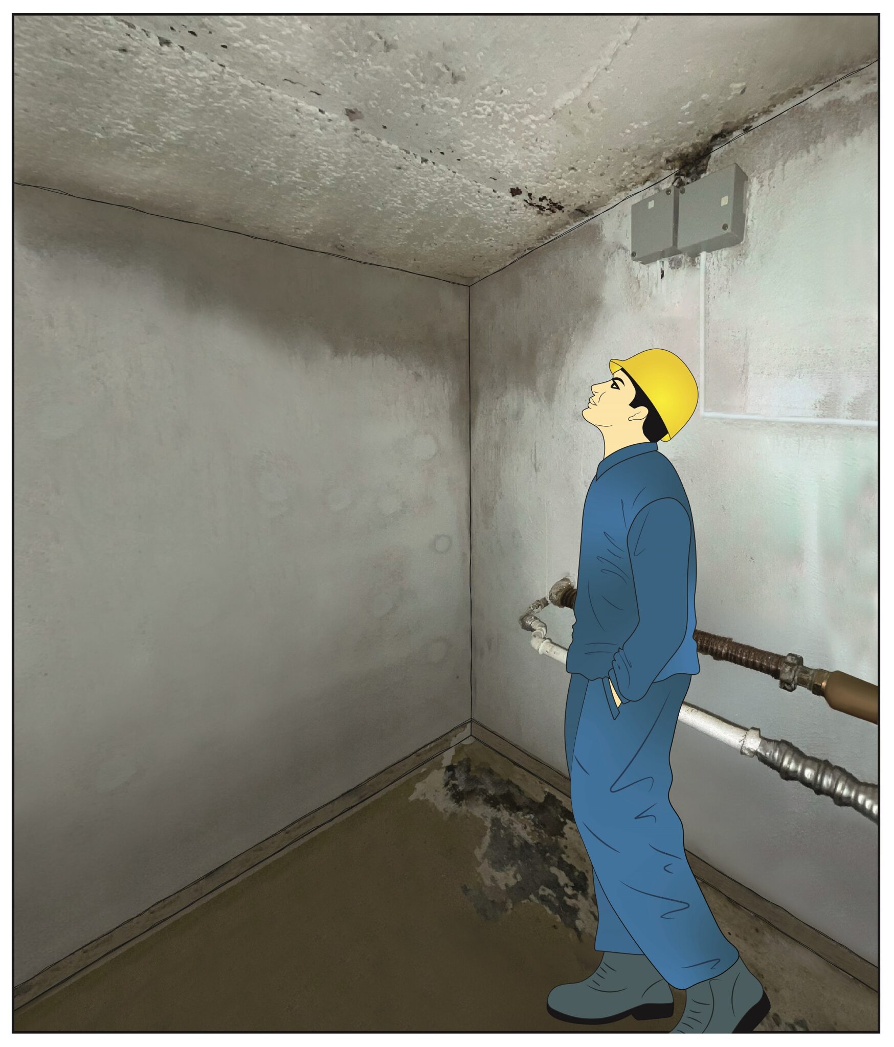 Taupunkt, Kondensat im Keller; Schimmel – Bauphysik erklärt