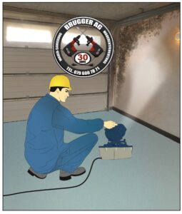 Bautenschutz mit Schimmelreset nur von Brugger AG Mauer-Sanierung