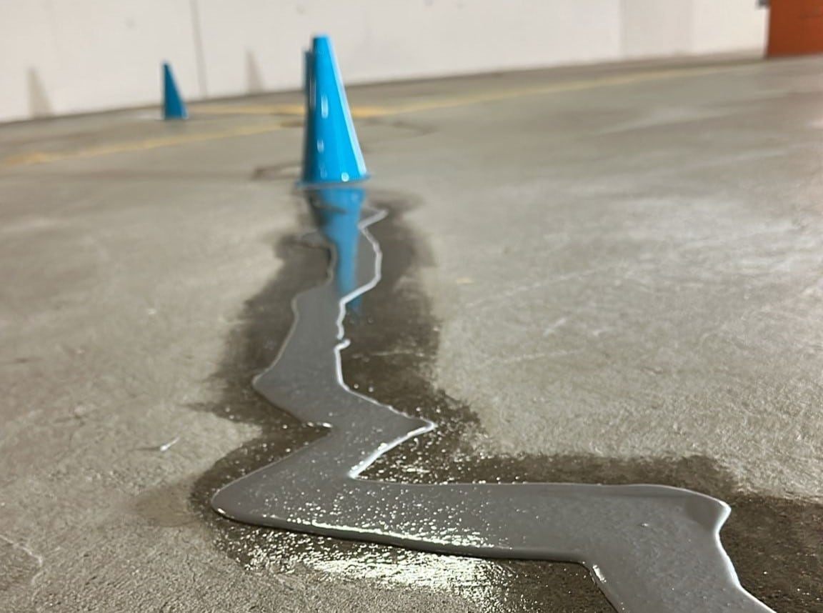 Risse Betonboden Garage nachhaltige Sanierung