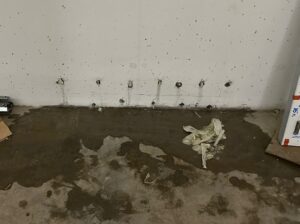 Eine Arbeitsfuge Boden Wand Abdichtung ist eine Abdichtung im Betonübergang