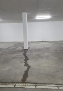 Undichte Tiefgarage und Arbeitsfugenabdichtung