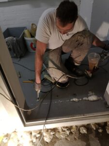 Polyurethan Injektion Abdichtung für Betonübergang und Risse