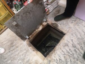 Rückstauklappe im Keller