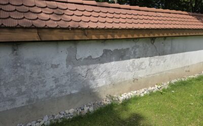 Betonmauer Garten feucht grün Lösung: 5 Schritte gegen Algen & Feuchtigkeit